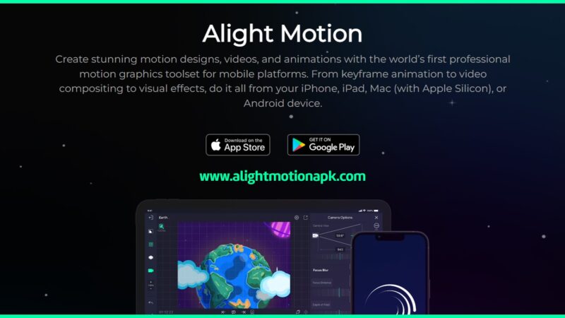 Alight Motion APK Download for android iOS and Windows, Mac PC