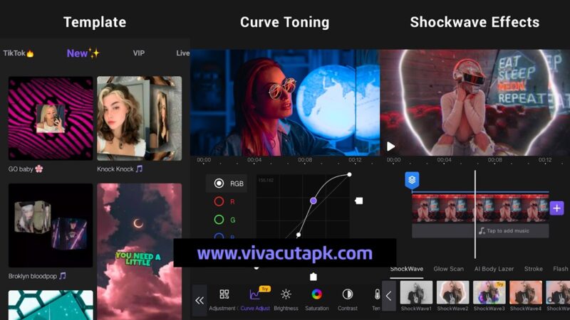 Vivacut APK | Great solution for you to create videos with eye-catching effects