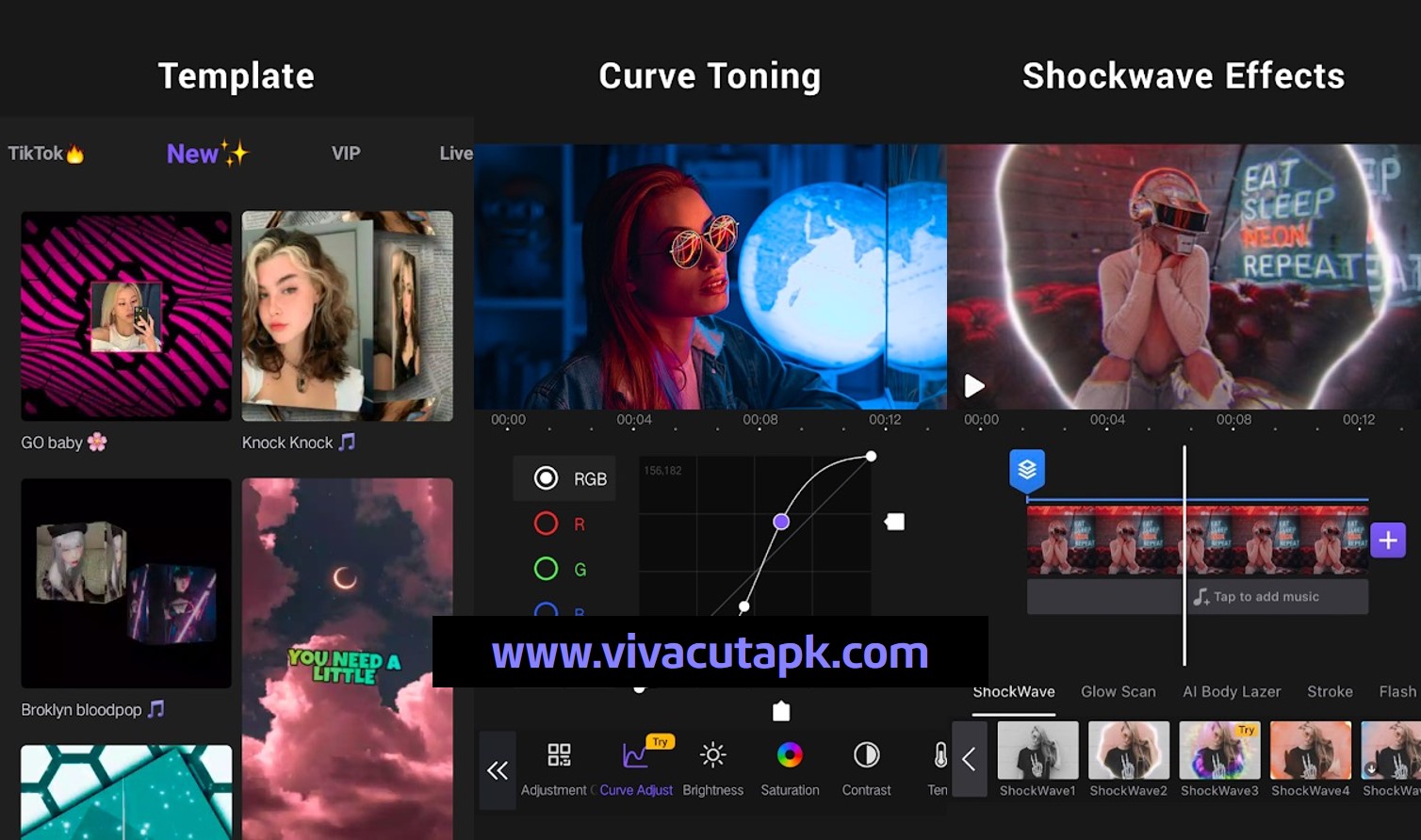 Vivacut APK | Great solution for you to create videos with eye-catching effects