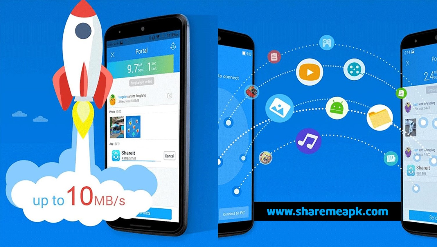 ShareMe APK Download | The fastest way to share files for Free